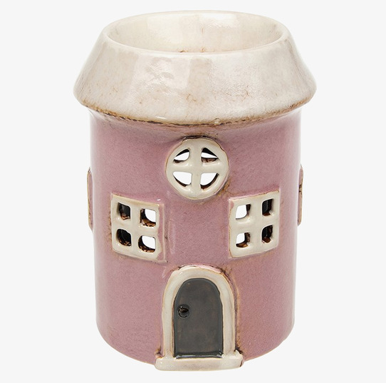 Aromalampa Village Pottery - Pink Joe Davies Luftfräschare Aroma Diffuser Doftolja