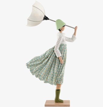 Bild av unik bordslampa i retro och färgglad design