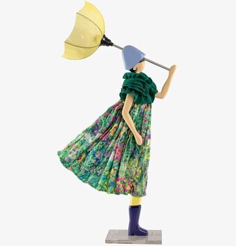 Bild av unik bordslampa med konstnärlig design