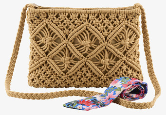 Bild av makraméväska med bohemisk och konstnärlig design