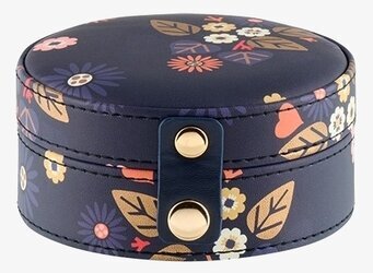 Bild av stilrent smyckesskrin med blommönster