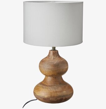 Foto av bordslampa med naturlig och harmonisk design