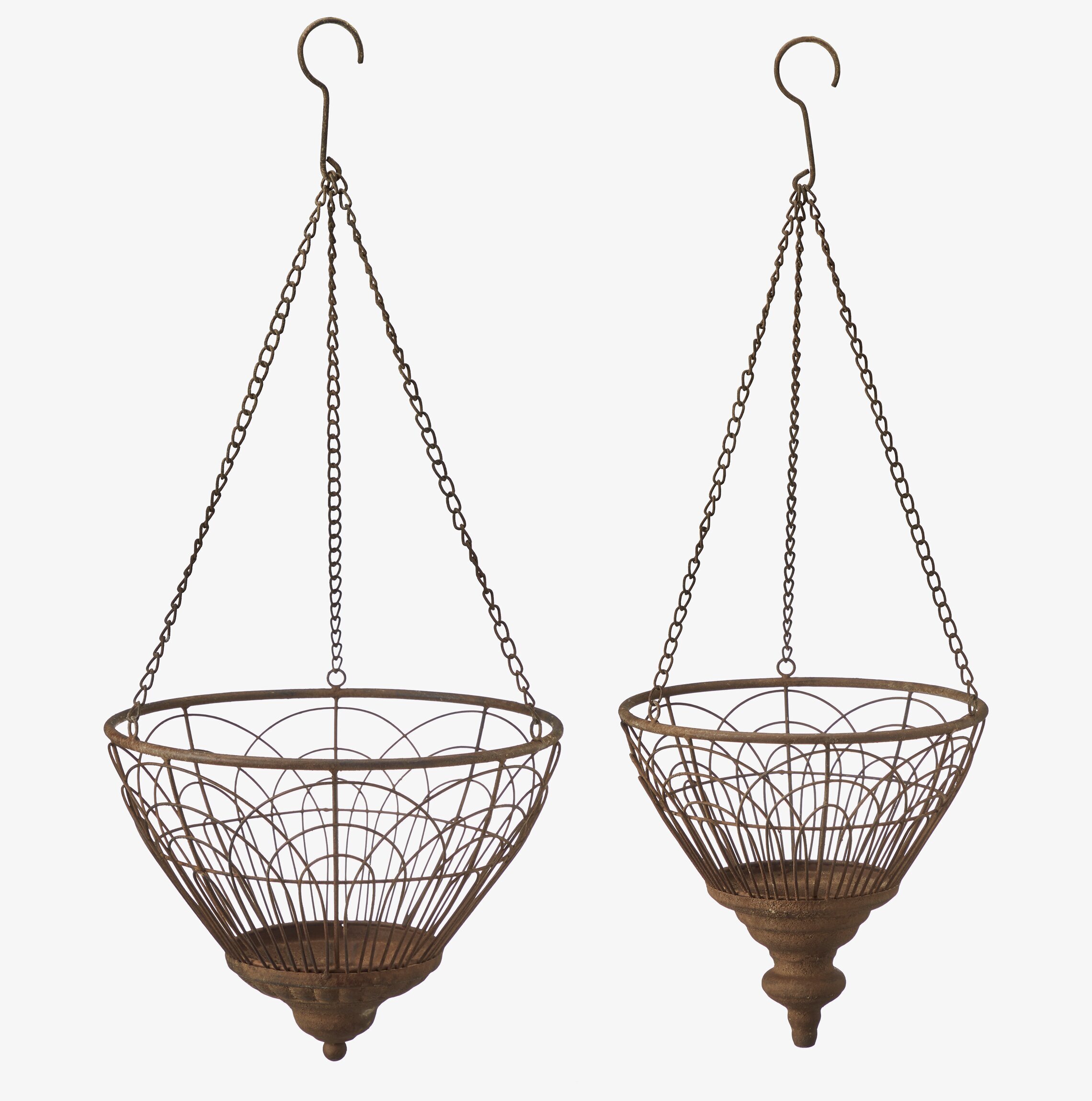 Ampel Sigrun Set/2 Rost Wikholm Form Hängande Amplar Övrig prydnad/dekoration för inredning utemiljö