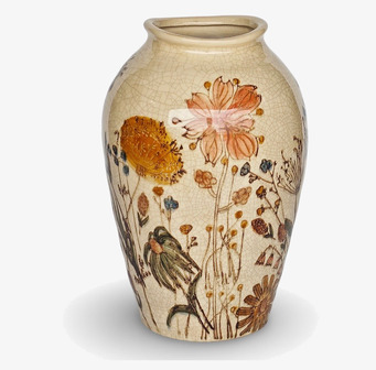 Bild av vacker stor vas med vintage-inspirerad design