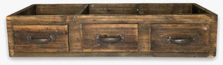 Förvaringslåda 3 Fack Miljögården Förvaringslådor och korgar Boxar Förvaringsboxar Porslinsboxar Trälådor Smyckesboxar i porslin Förvaringsbrickor Murstensformar