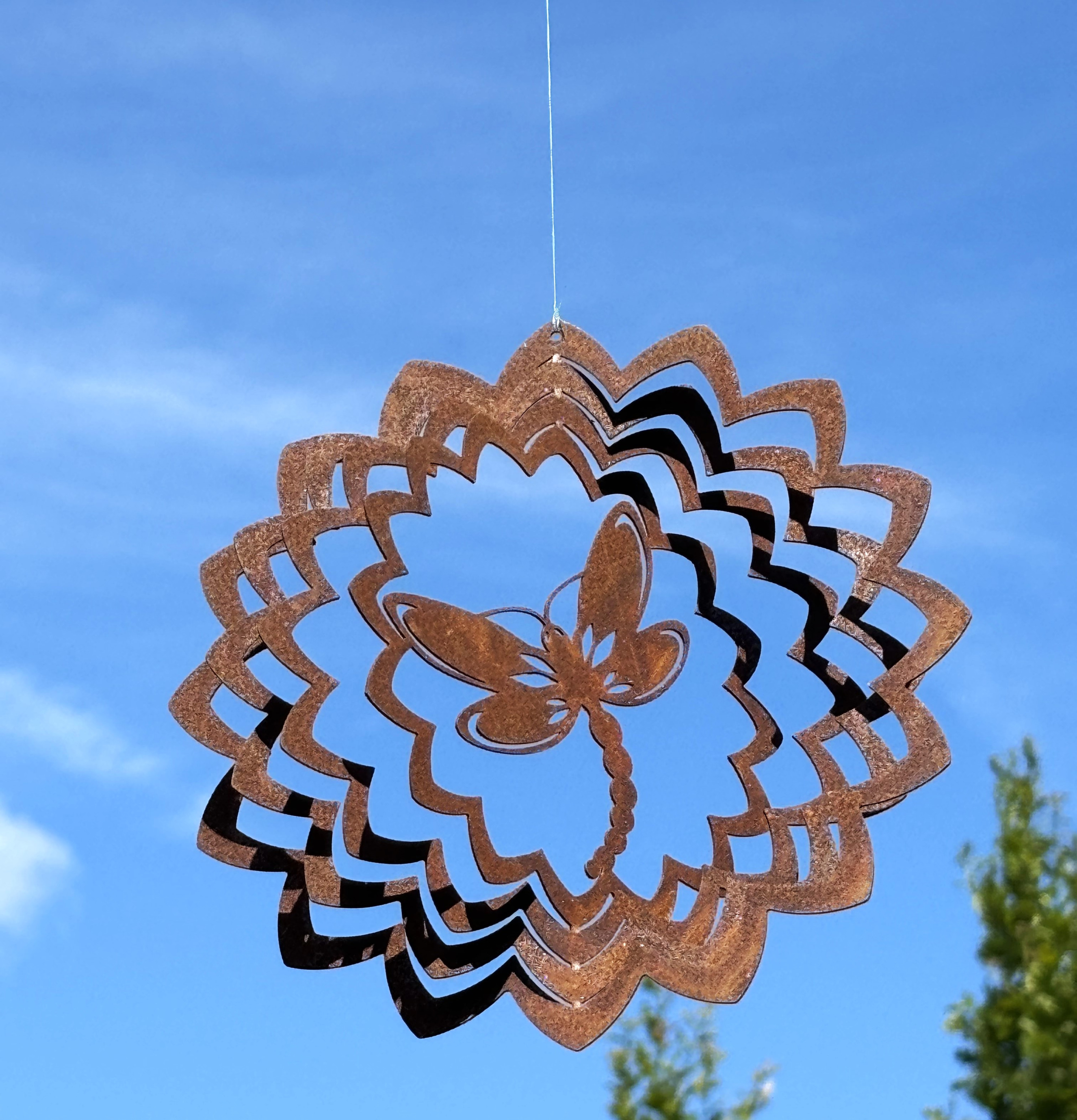 Vindspel Slända Rost Lind Decoration