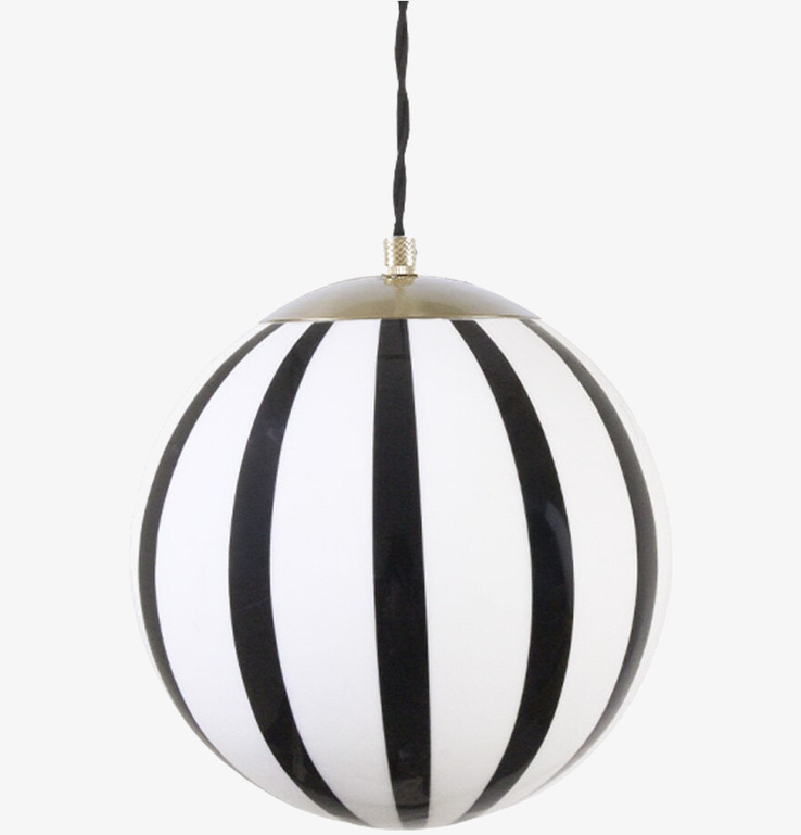 Taklampa Alba Opal Svart/Vit Stor Strömshaga Lampor Taklampor Golvlampor Bordslampor LED-lampor Ledlampor Fönsterlampor Ljusslingor för dekoration