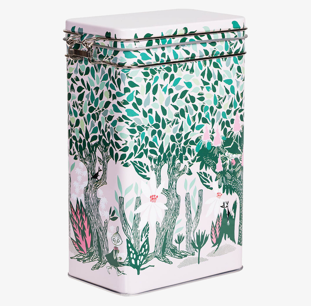 Plåtburk Kaffe - Vårkastanj Moomin by Martinex Plåtburkar Metallburkar