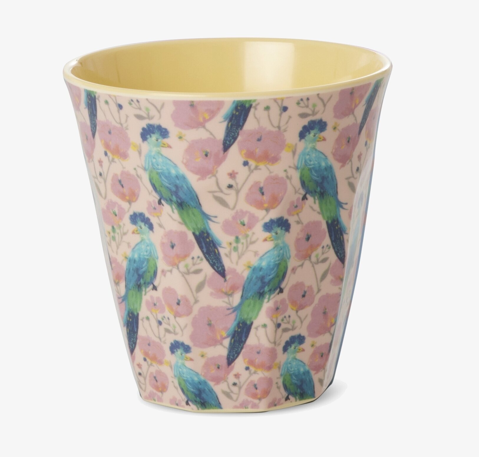 Melaminmugg Exotic Bird Print Rice Melaminmuggar Lattemuggar i melamin Melaminkoppar