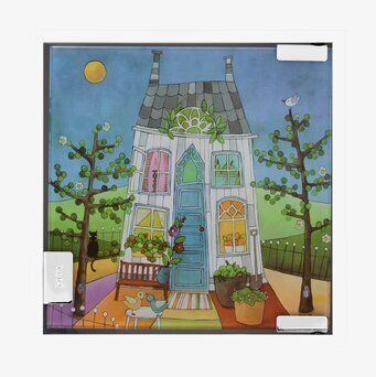 Bild av ett charmigt nyckelskåp med fantasifull design