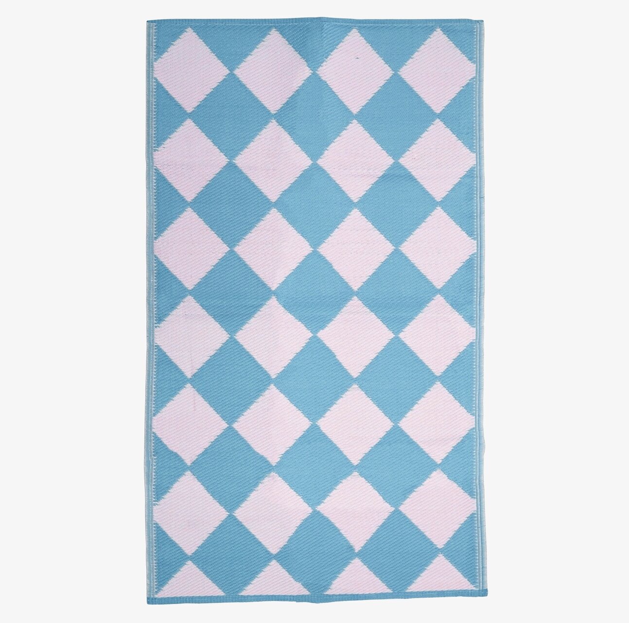 Plastmatta Harlequin Checkers Blue Rice Mattor (ej dörrmatta)