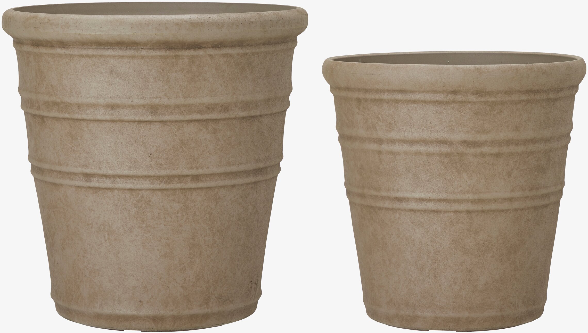 Kruka Set/2 Antikbrun Wikholm Form Krukor Örtkrukor Glaskrukor