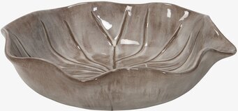 Bild av keramikfågelbad med naturinspirerad design och glans