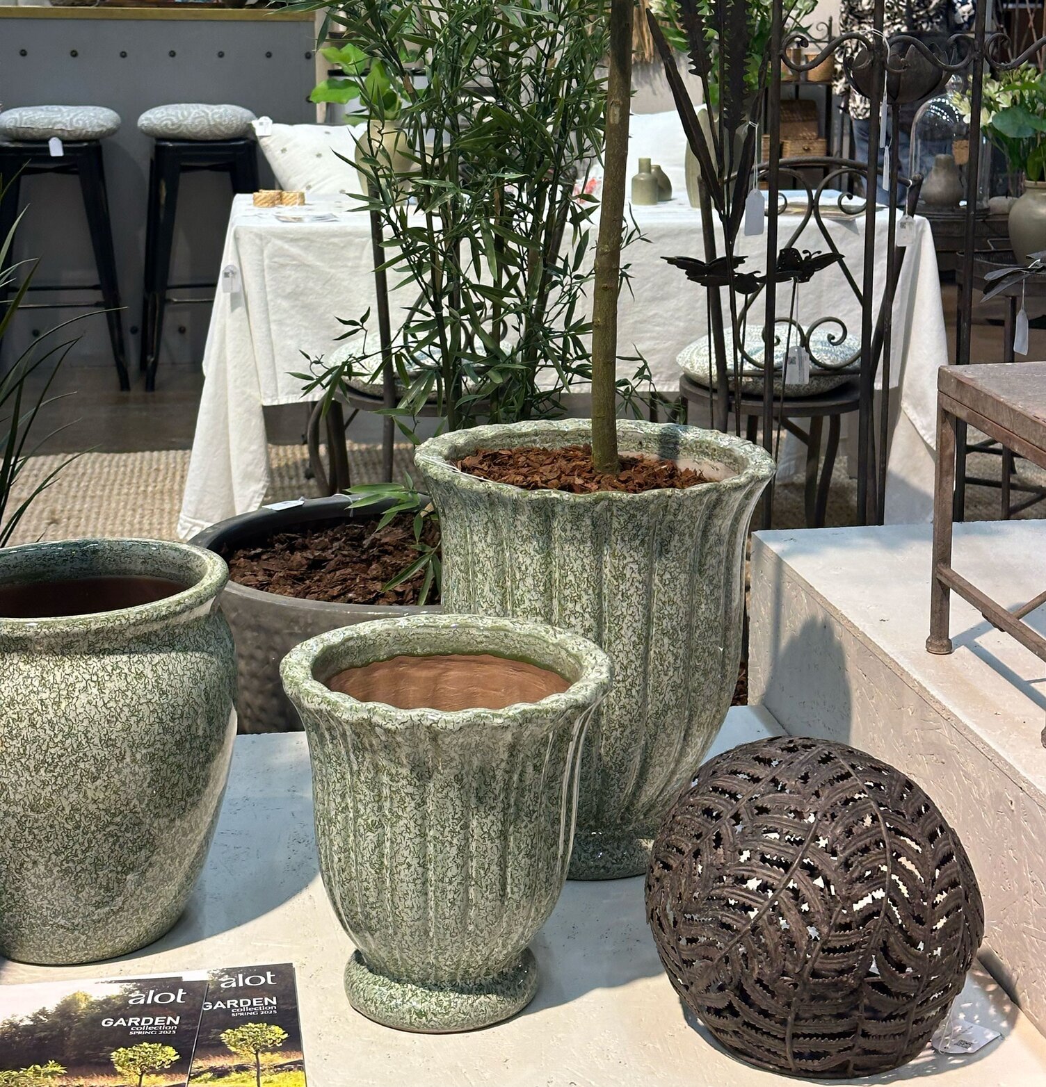 Kruka Stina Grönska Set/2 A Lot Decoration Krukor Örtkrukor Glaskrukor