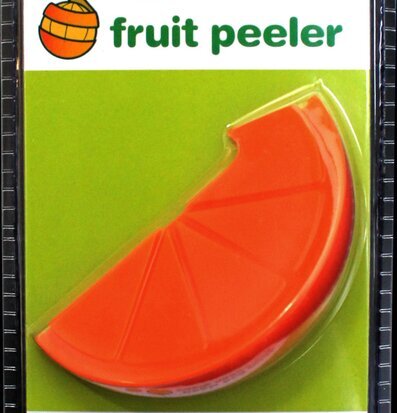 Bild av färgstark förpackning med praktisk fruktskalare