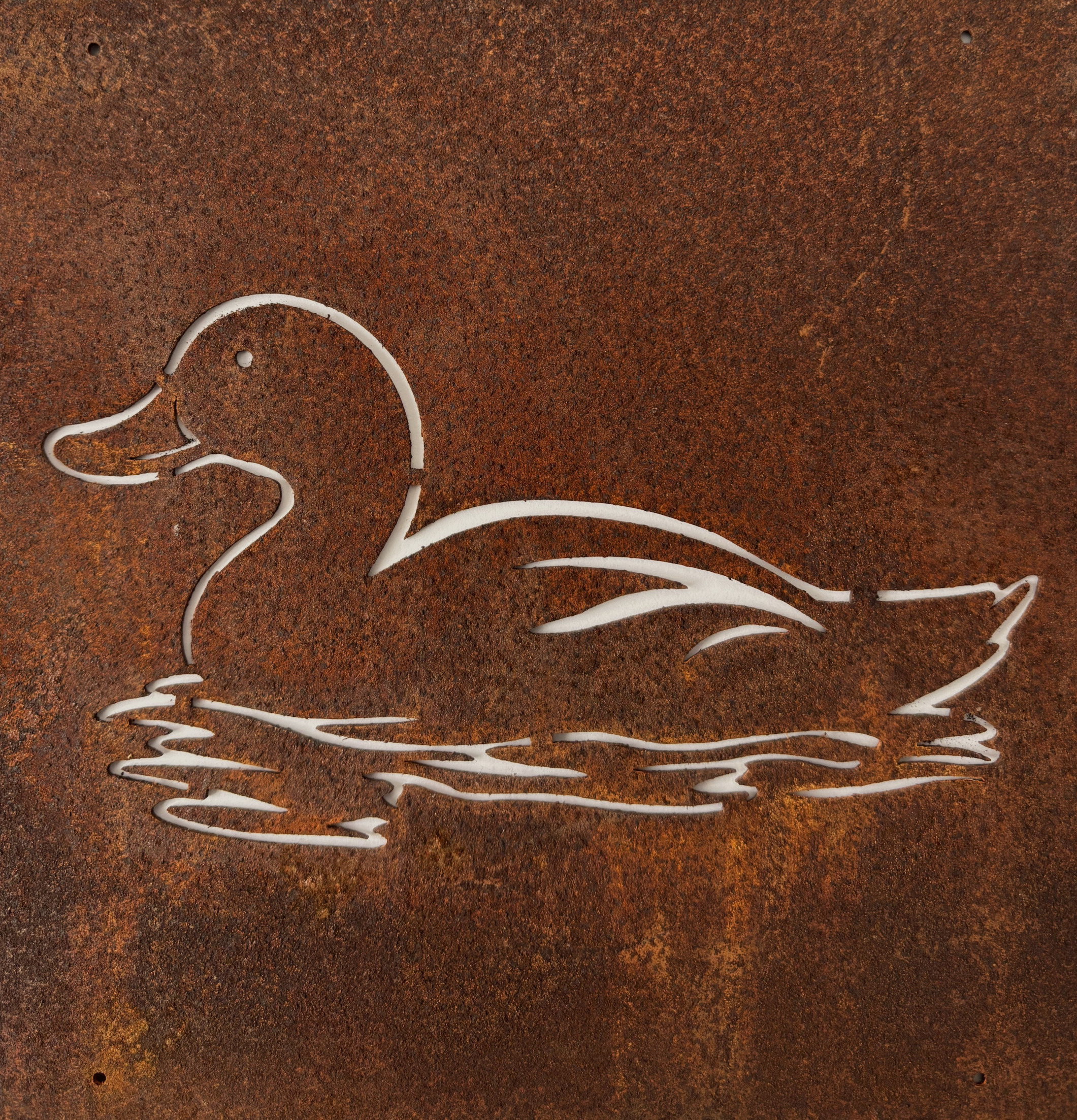 Skylt Anka (armeringsnät) Lind Decoration Utomhusskyltar Skyltar för utomhusbruk