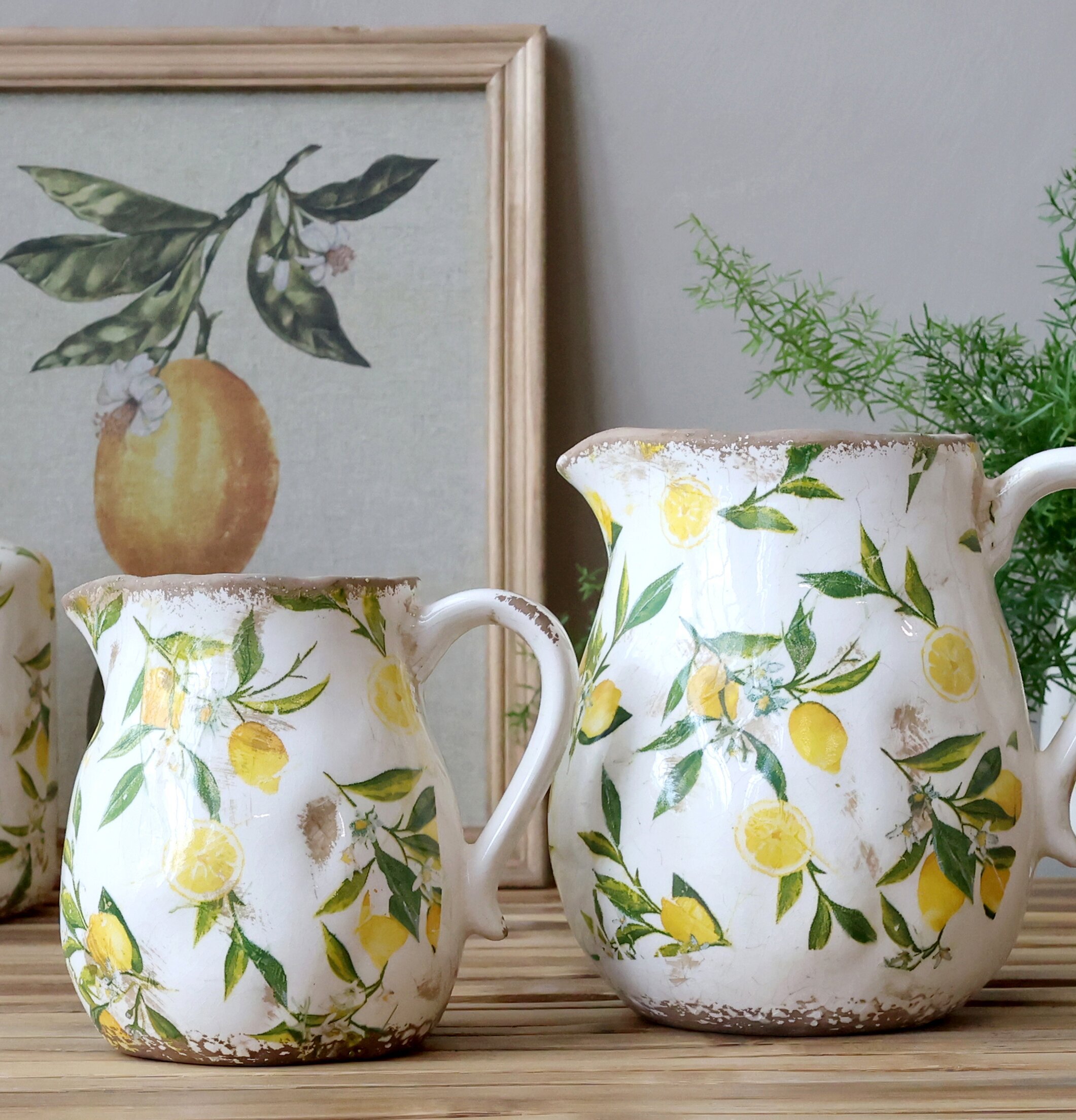 Kanna Limone Creme Chic Antique Övrig prydnad/dekoration för inredning utemiljö