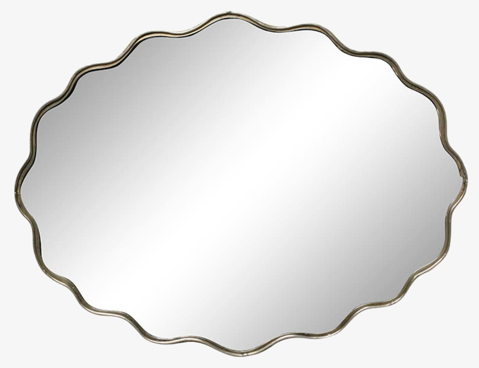 Spegel Jonna Antik Mässing Liten Strömshaga Speglar Väggspeglar Stående speglar