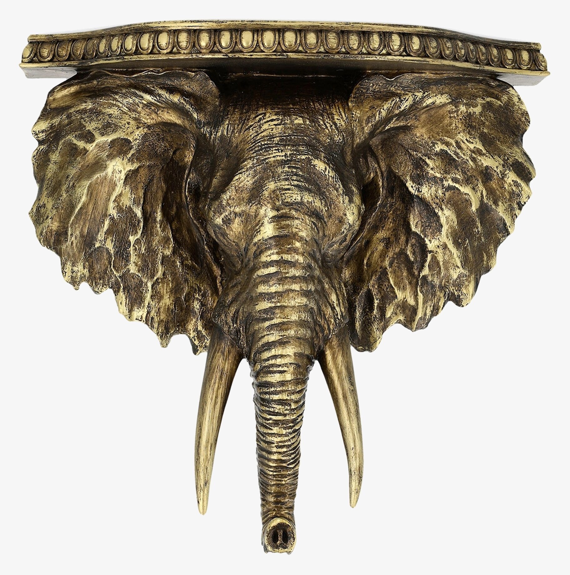 Vägghylla Elefant Guld A Lot Decoration Vägghyllor