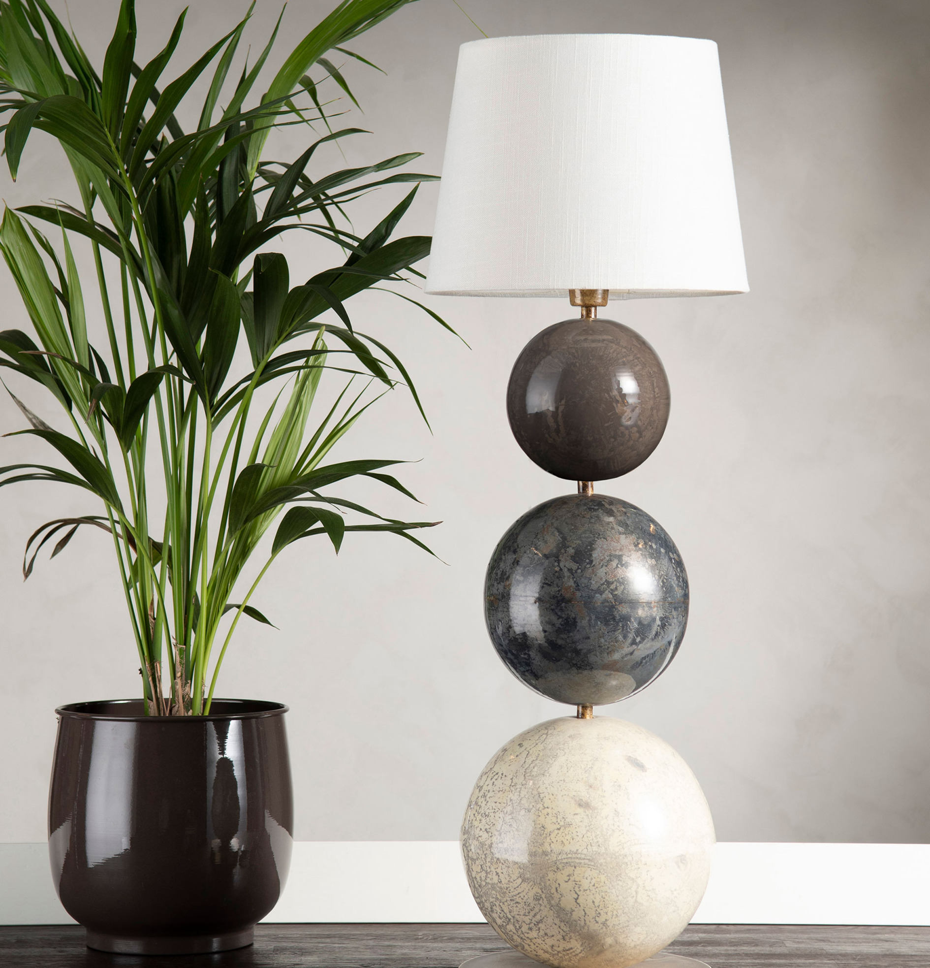 Lampfot Multi Stone 3 A Lot Decoration Lampor Taklampor Golvlampor Bordslampor LED-lampor Ledlampor Fönsterlampor Ljusslingor för