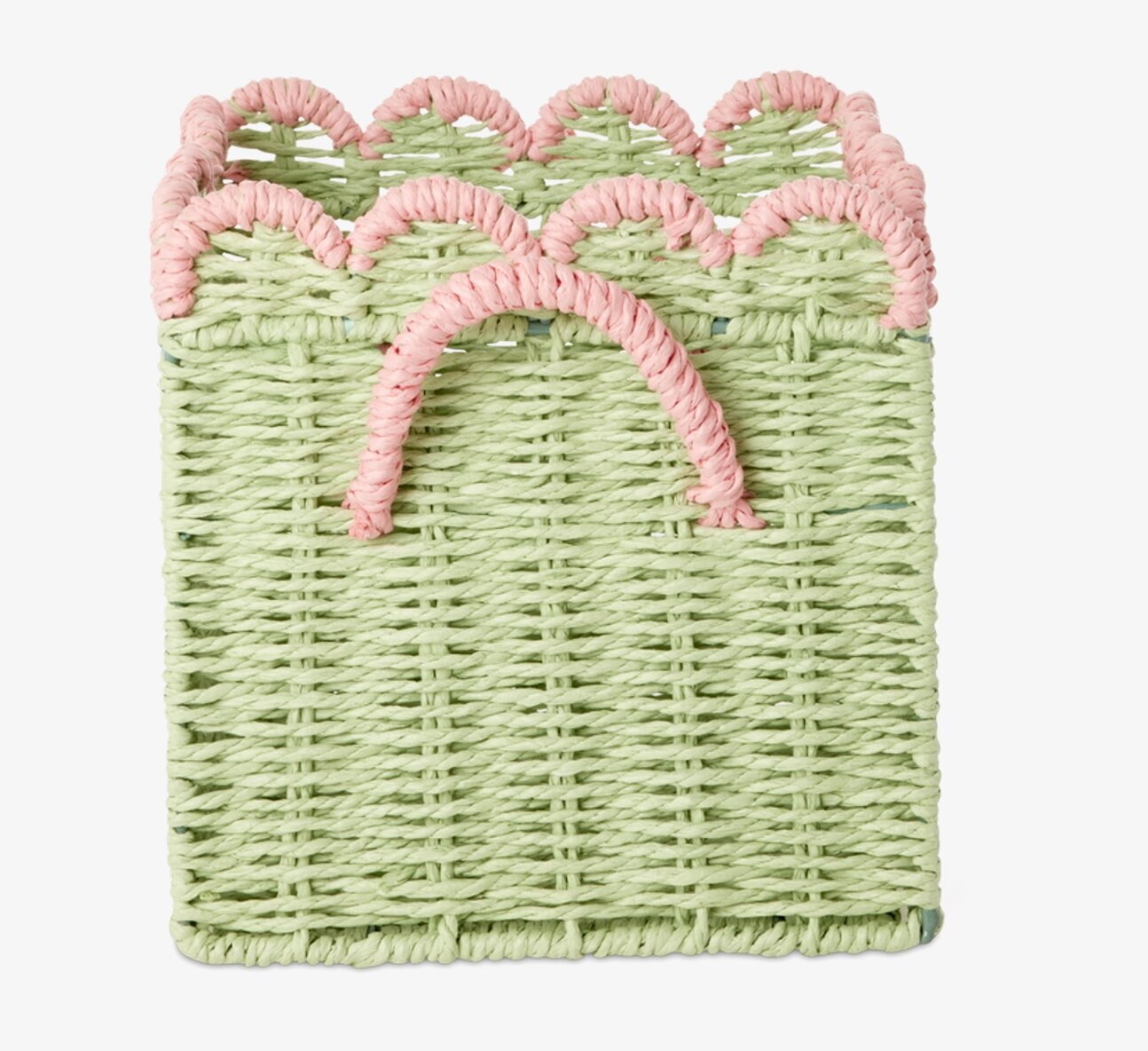 Förvaringslåda Grön/Rosa Rice Förvaringslådor och korgar Boxar Förvaringsboxar Porslinsboxar Trälådor Smyckesboxar i porslin Förvaringsbrickor Murstensformar Arkivboxar