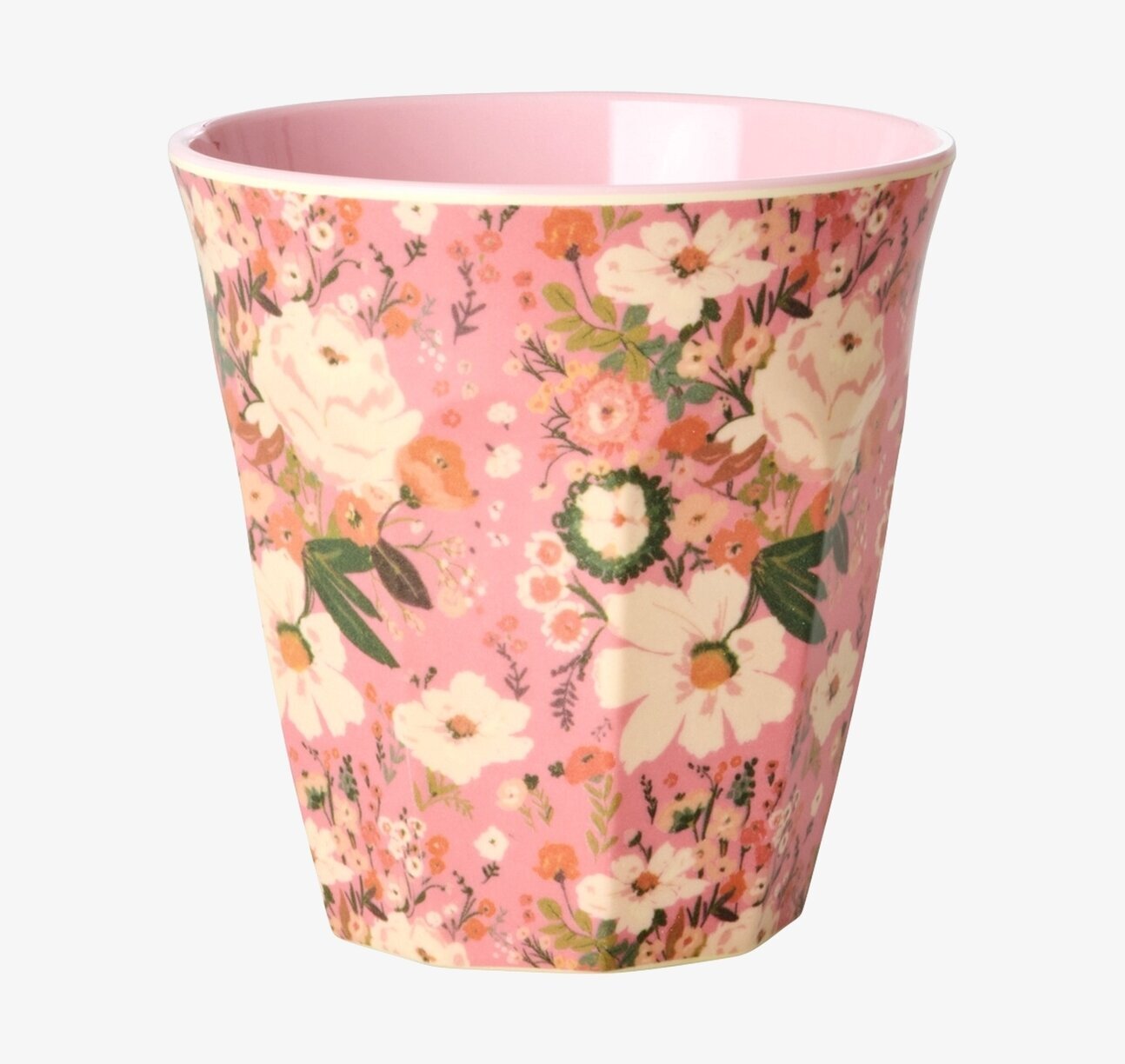 Melaminmugg Alison Flower Print Rice Melaminmuggar Lattemuggar i melamin Melaminkoppar