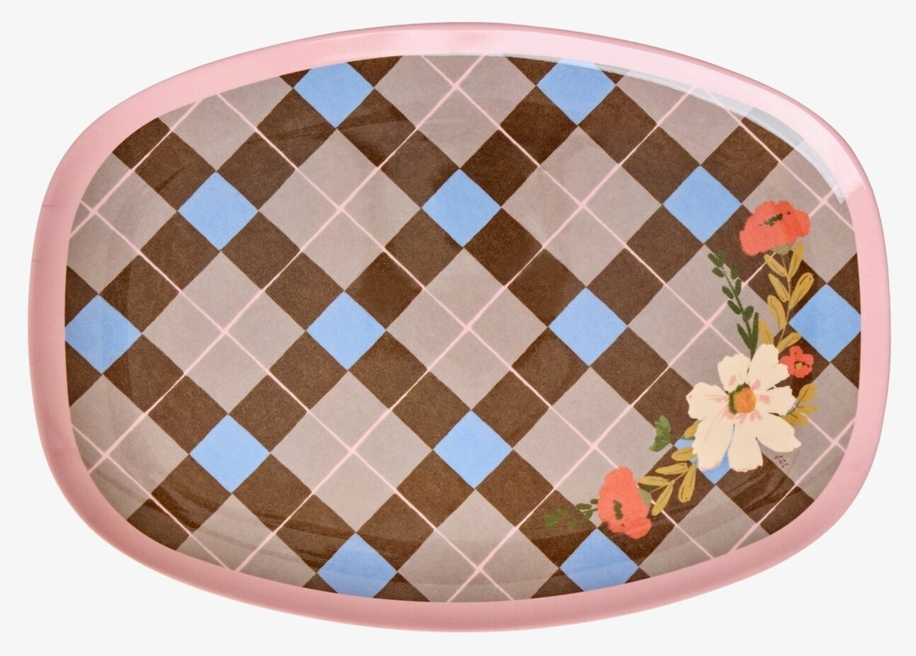 Tallrik Gorgeous Tile Print Rice Tallrikar Djupa tallrikar (ej skål) Desserttallrikar Assietter Barntallrikar Picknicktallrikar