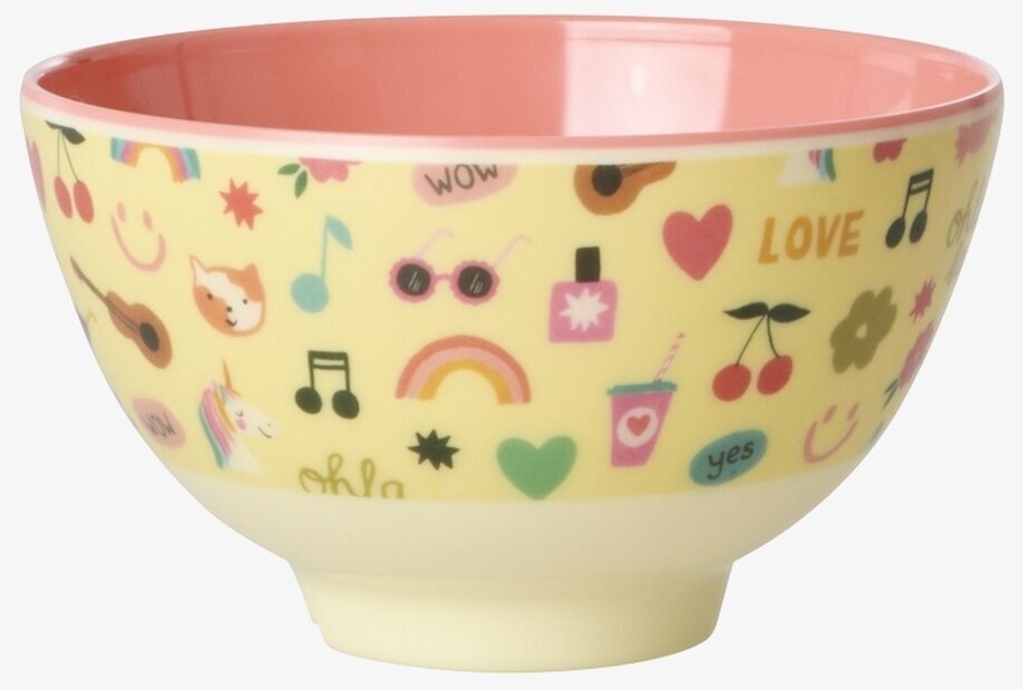 Skål Unicorn Love Print Rice Skålar att äta ur tilltugg Såskannor/Vispskål servering Matlådor Förvaring av lunch/mat