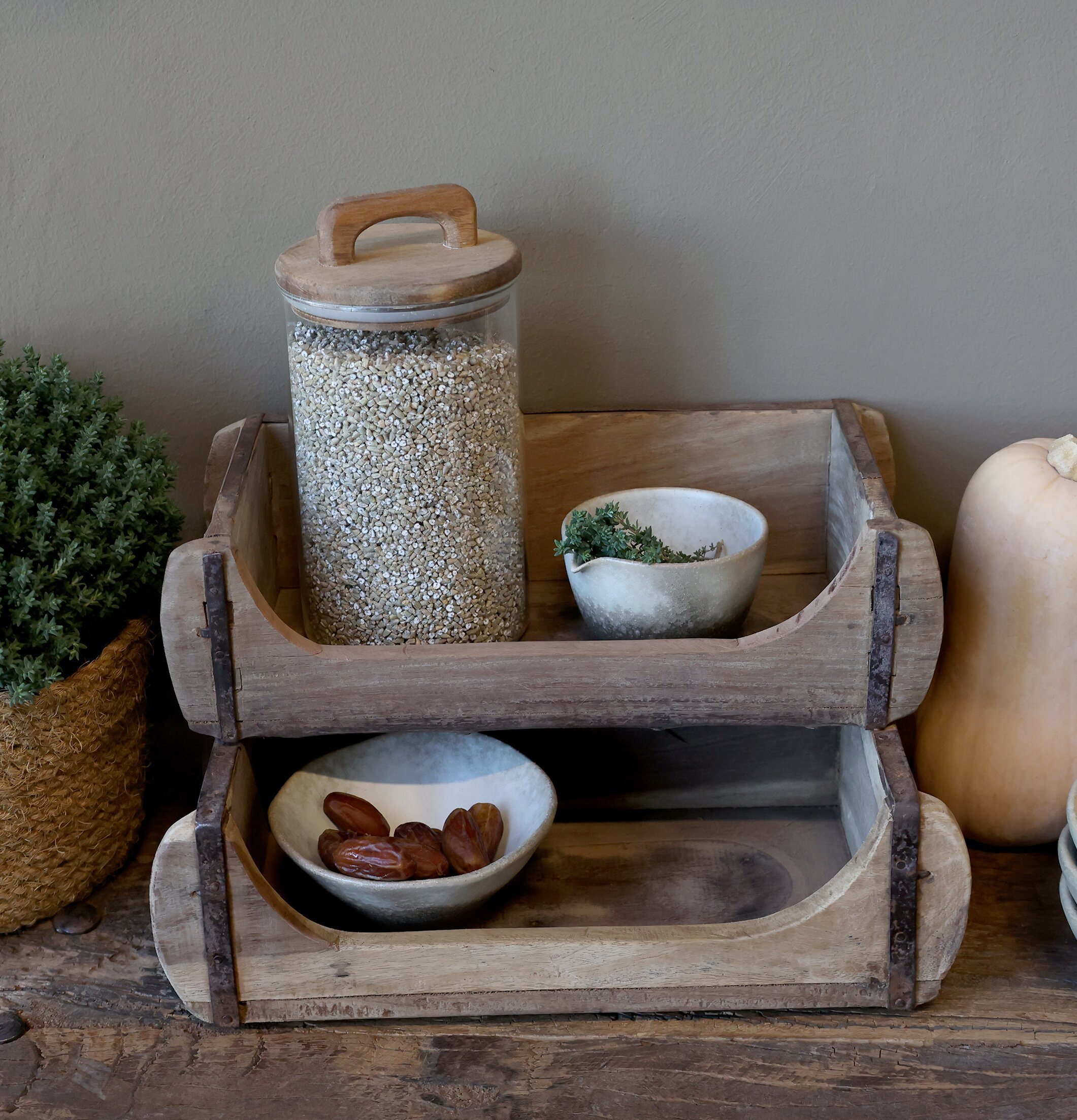 Förvaringslådor Natur Chic Antique och korgar Boxar Förvaringsboxar Porslinsboxar Trälådor Smyckesboxar i porslin Förvaringsbrickor Murstensformar Arkivboxar