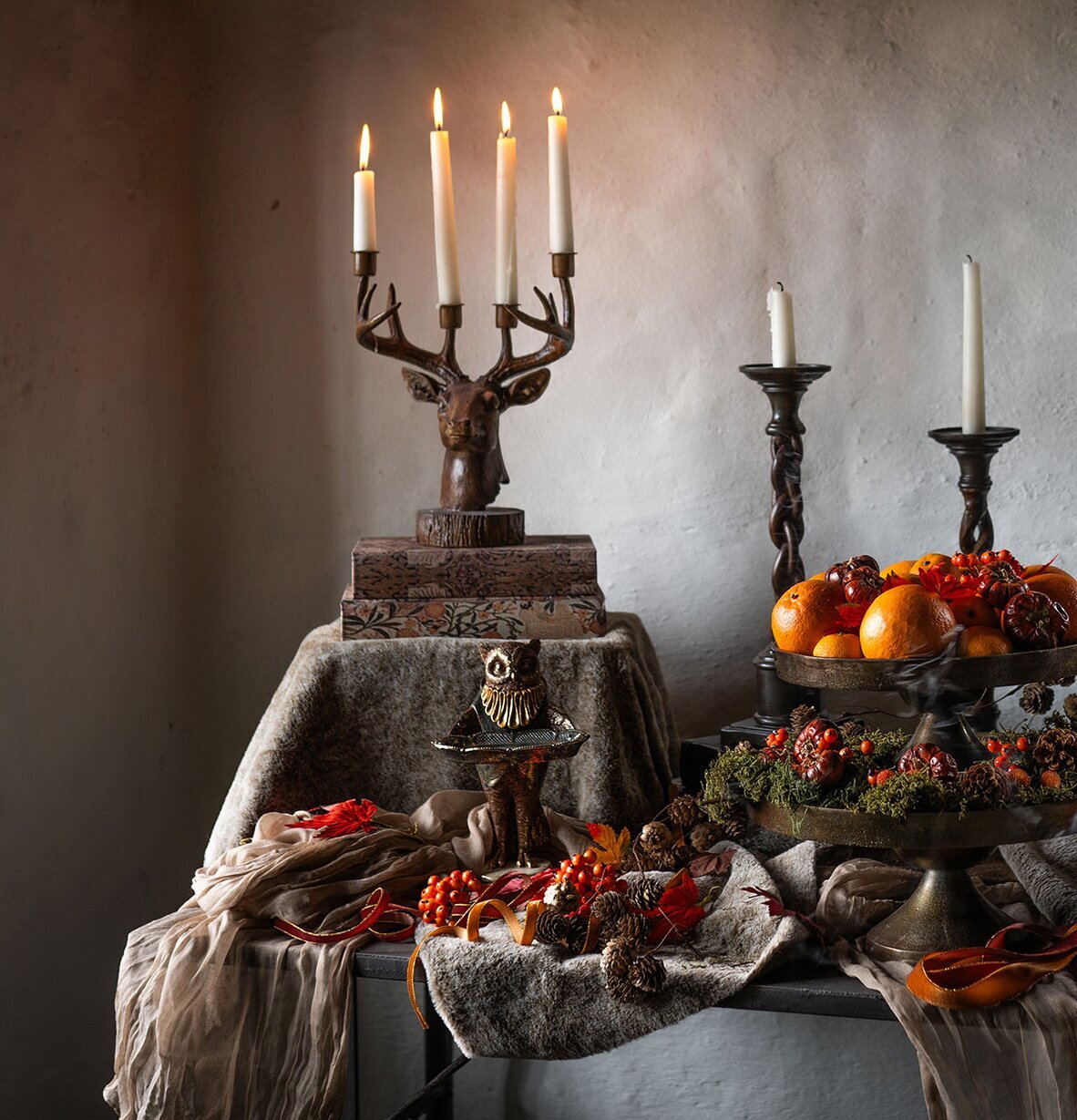 Ljusstake Hjort Poly A Lot Decoration Ljusstakar Adventsstakar Ljushållare Ljushyllor