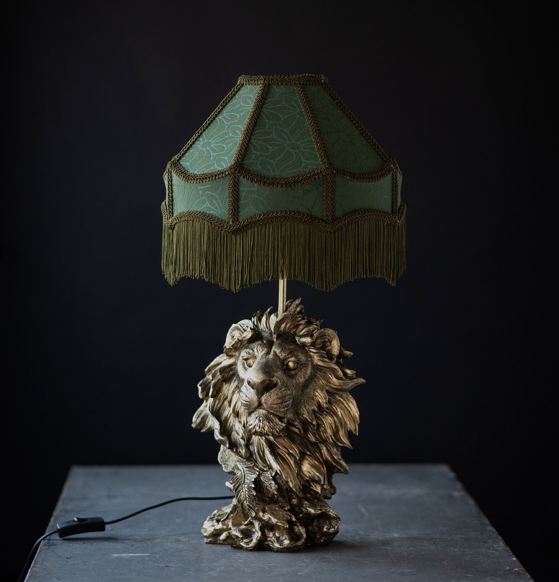 Lampskärm Frans Grön A Lot Decoration Lampskärmar