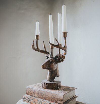 Ljusstake Hjort Poly A Lot Decoration Ljusstakar Adventsstakar Ljushållare Ljushyllor