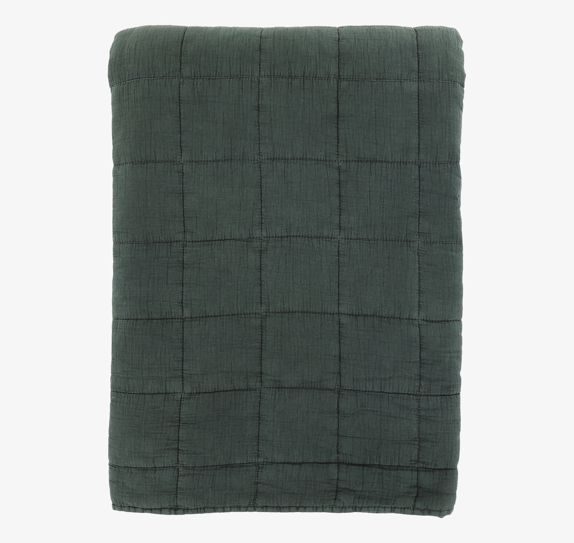 Sängöverkast Aix Forest Green Chic Antique Täcken, filtar, plädar och överkast Filtar Plädar Överkast