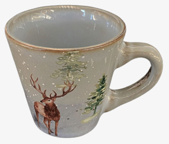 Glöggmugg Winter Grey Miljögården Muggar/koppar i porslin, keramik, papper eller biologiskt material organiskt ekologiskt Termomuggar utan