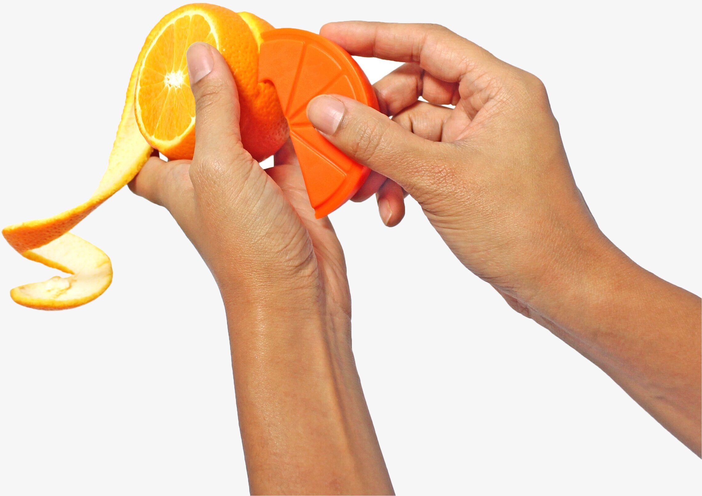 Fruktskalare Citrus från Suck UK skalar apelsin enkelt