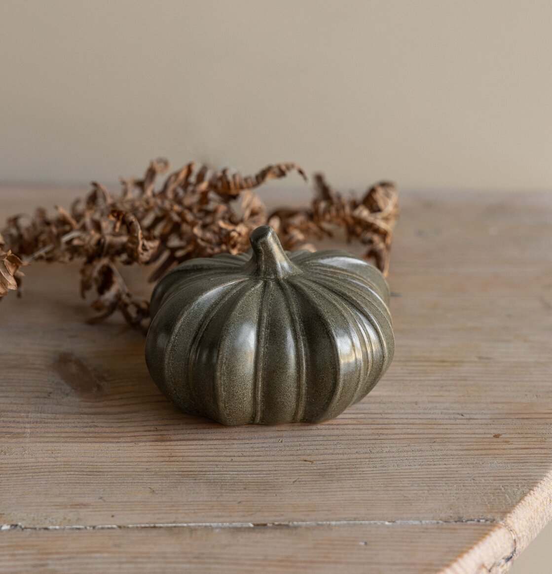 Pumpa Grön Keramik Storefactory Övrig prydnad/dekoration för inredning innemiljö