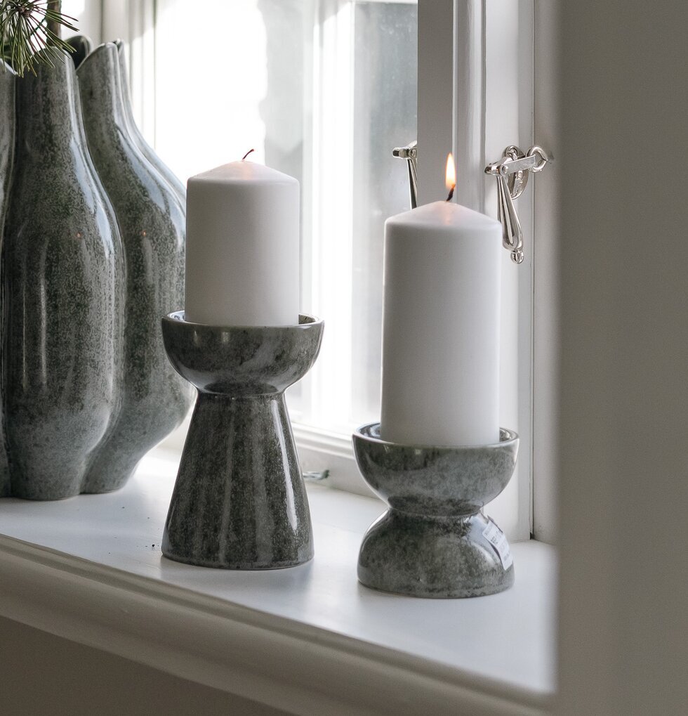 Ljusstake Högalid Grön Hög Storefactory Ljusstakar Adventsstakar Ljushållare Ljushyllor