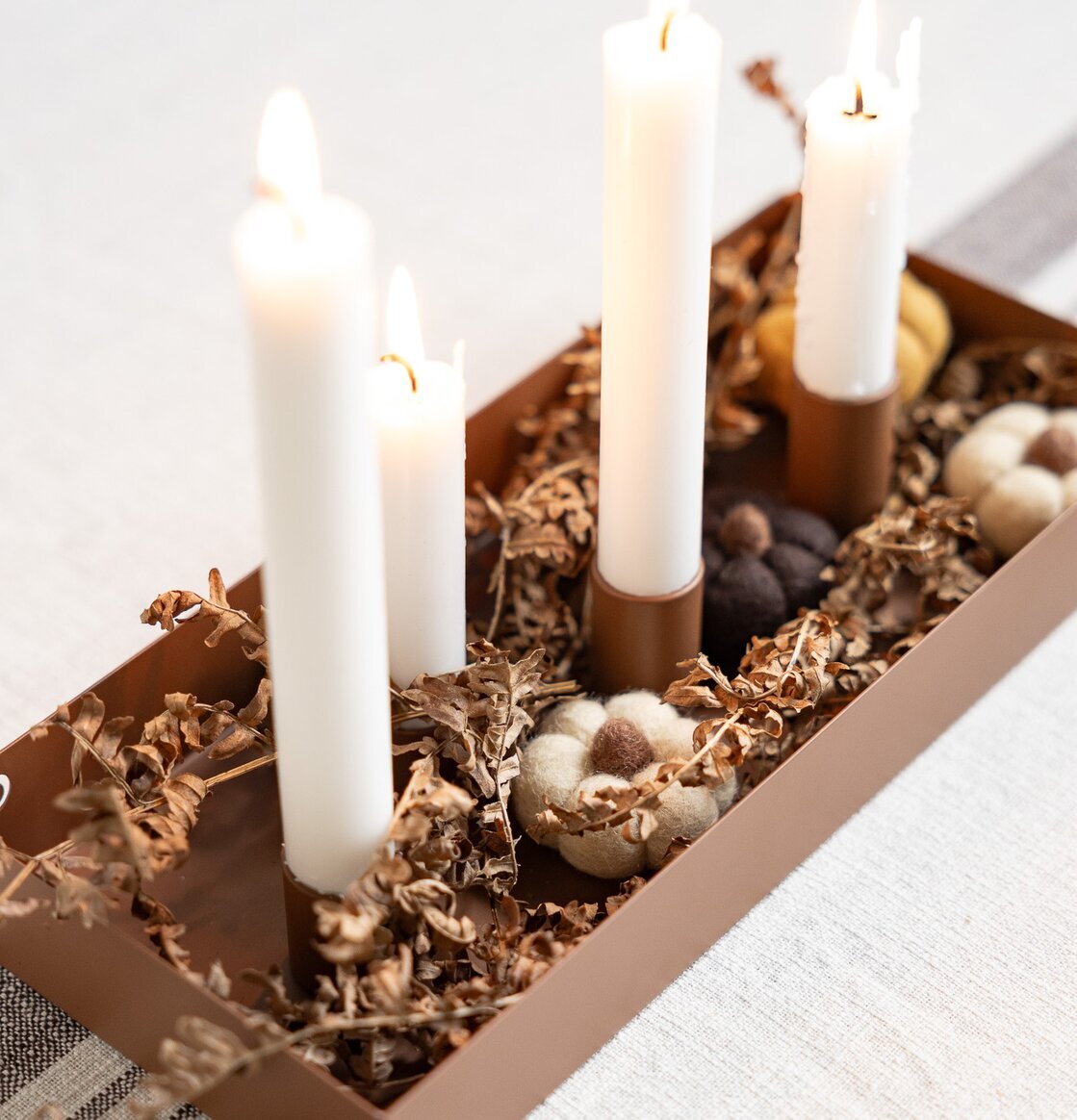 Ljusstake Sund Brun Storefactory Ljusstakar Adventsstakar Ljushållare Ljushyllor