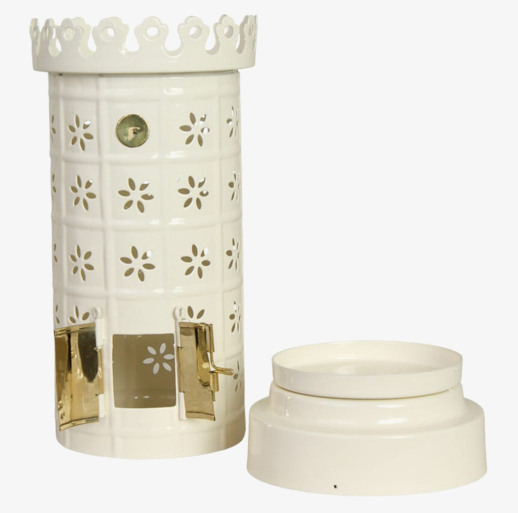 Värmeljushållare Kakelugn Vit Strömshaga Ljusstakar Adventsstakar Ljushållare Ljushyllor Lyktor Endless Light Ljuslyktor