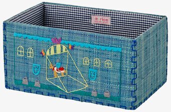 Bild av färgglad och detaljrik leksakskorg för barn