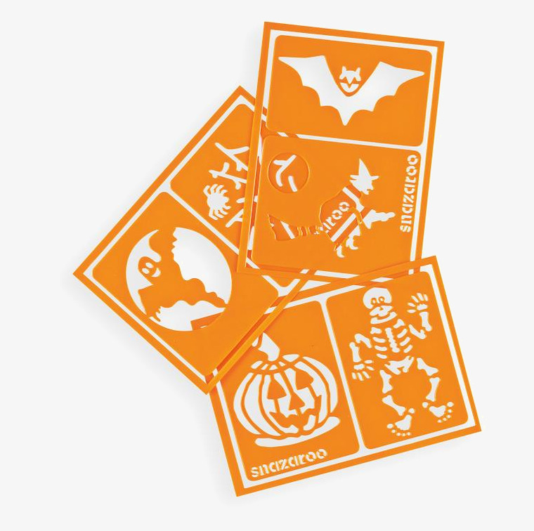 Schabloner Halloween Snazaroo Mallar/Schabloner för ansiktsfärg