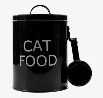 Bild av stilren och funktionell förvaringsburk för kattmat