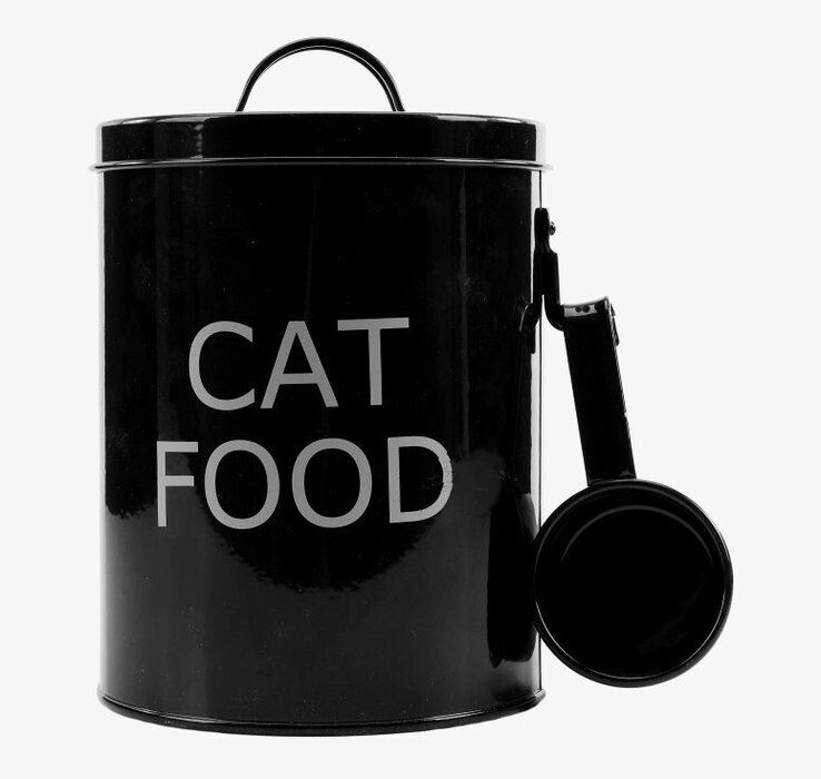 Bild av stilren och funktionell förvaringsburk för kattmat