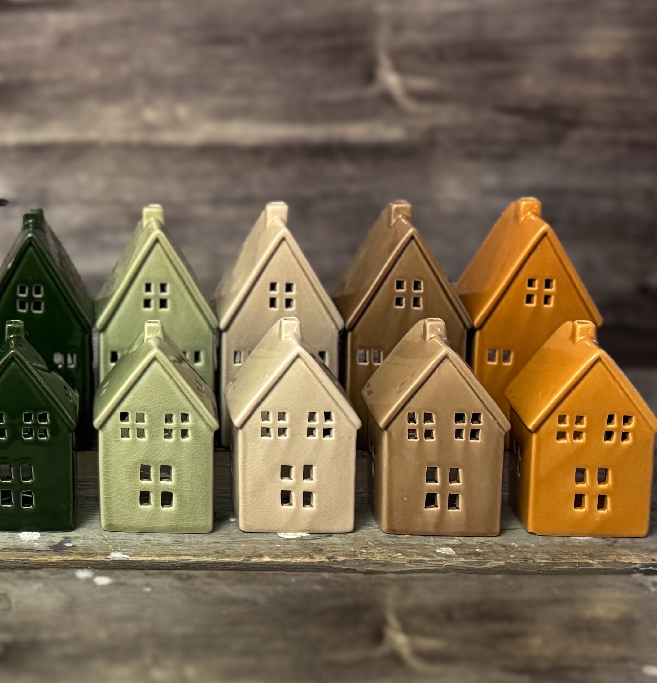 Ljuslykta Fenja Rost Stor Liten Sage Aubergine Beige Grön Hallon Nougat Ockra Petrol Mitt & Ditt