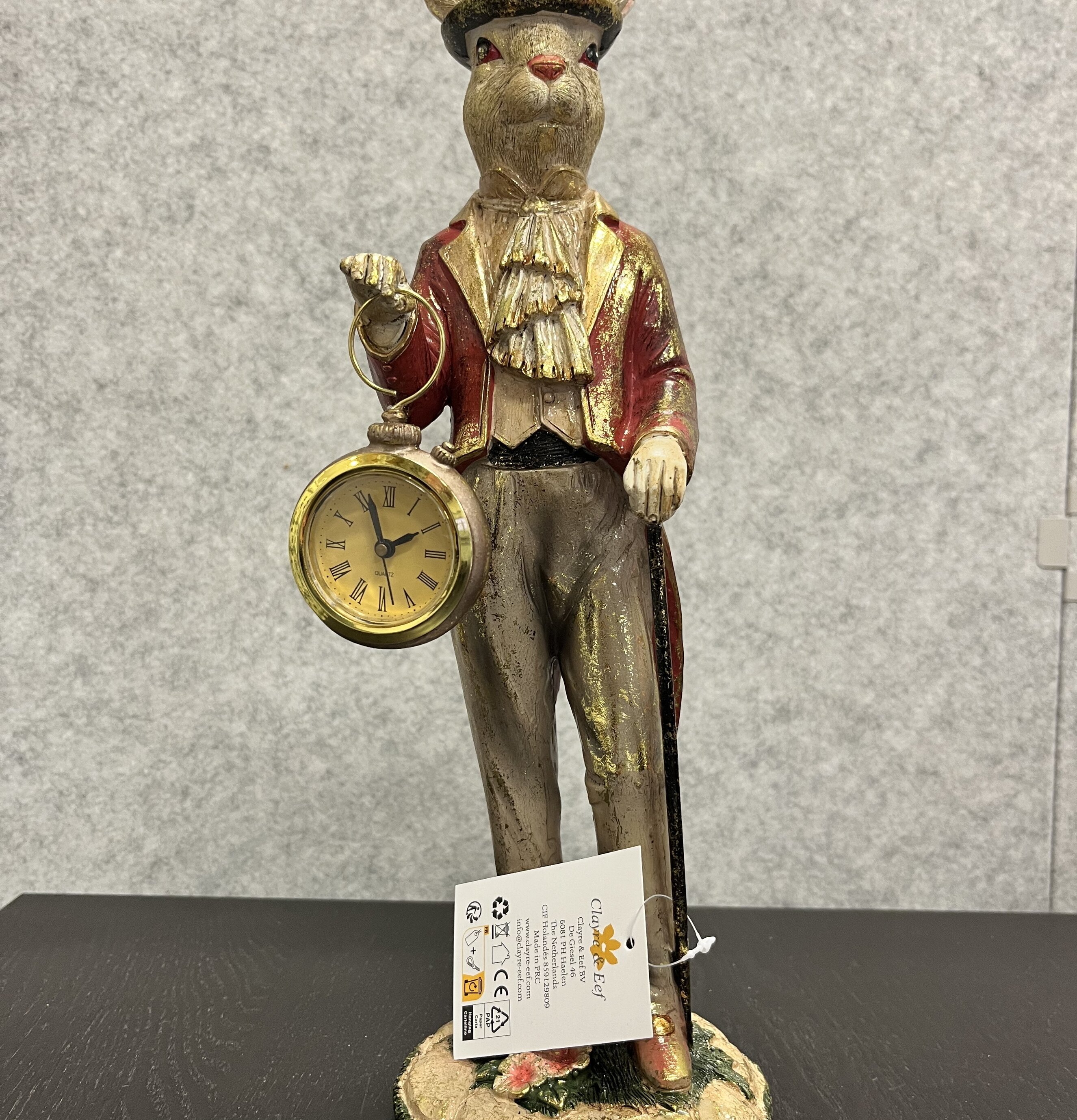 Kaninherre Med Klocka (fynd-id 1) Clayre & Eef