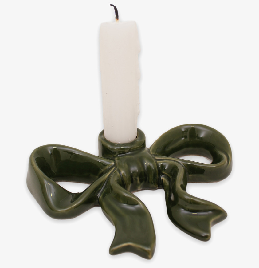 Fenja Grön Rosett Ljusstake L Mitt & Ditt Underbara Liv Ljusstakar Adventsstakar Ljushållare Ljushyllor