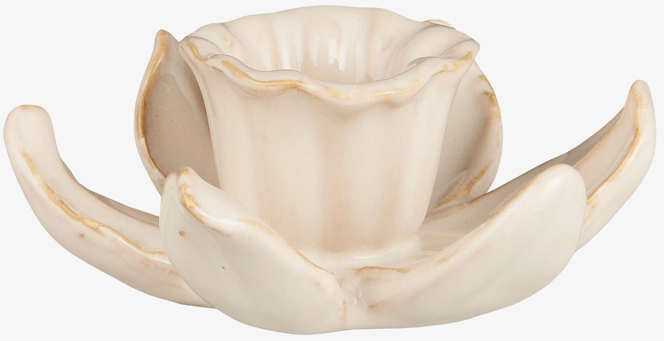 Ljusstake Påsklilja Butter Creme IB Laursen Ljusstakar Adventsstakar Ljushållare Ljushyllor