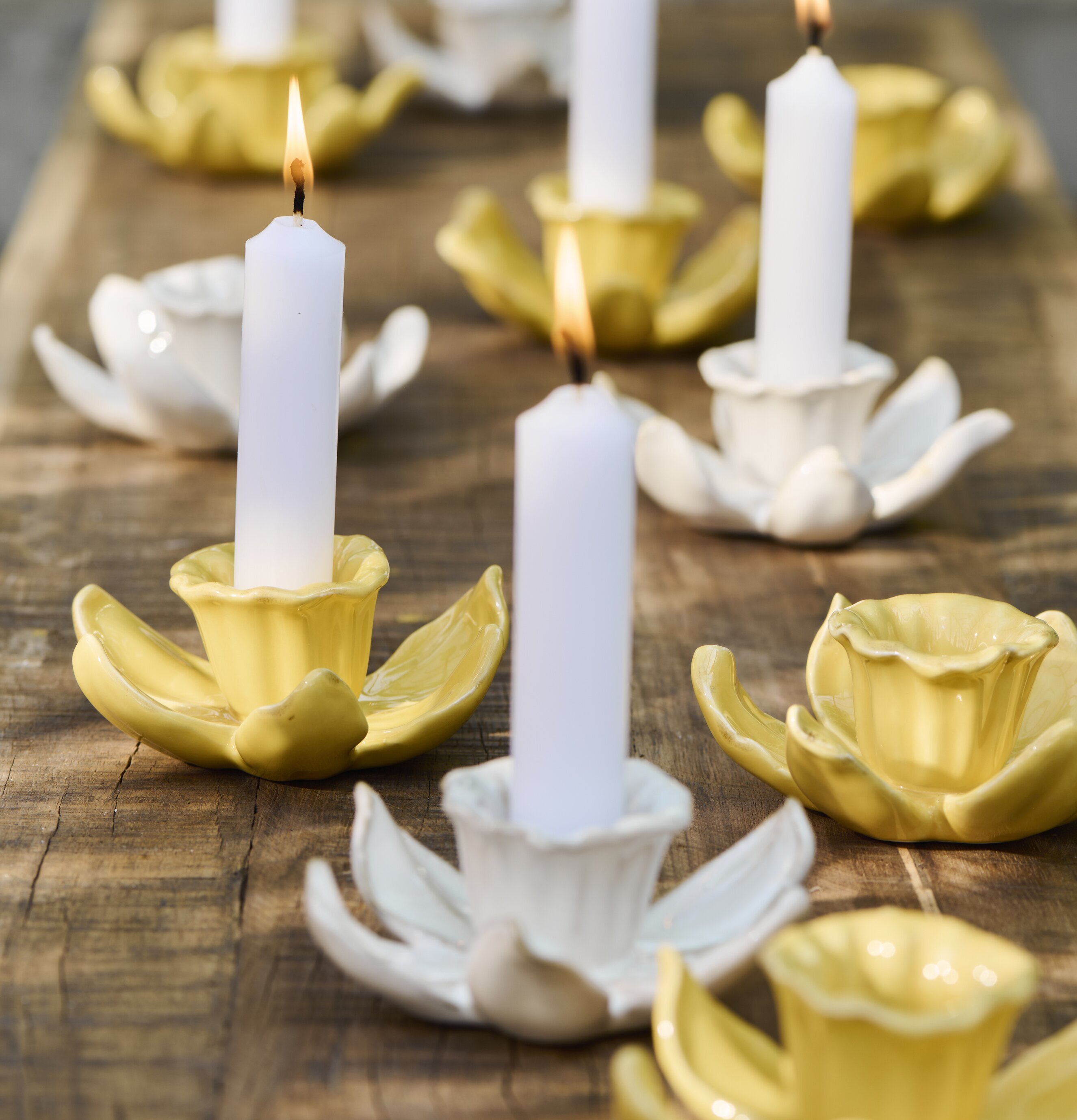 Ljusstake Påsklilja Butter Creme IB Laursen Ljusstakar Adventsstakar Ljushållare Ljushyllor