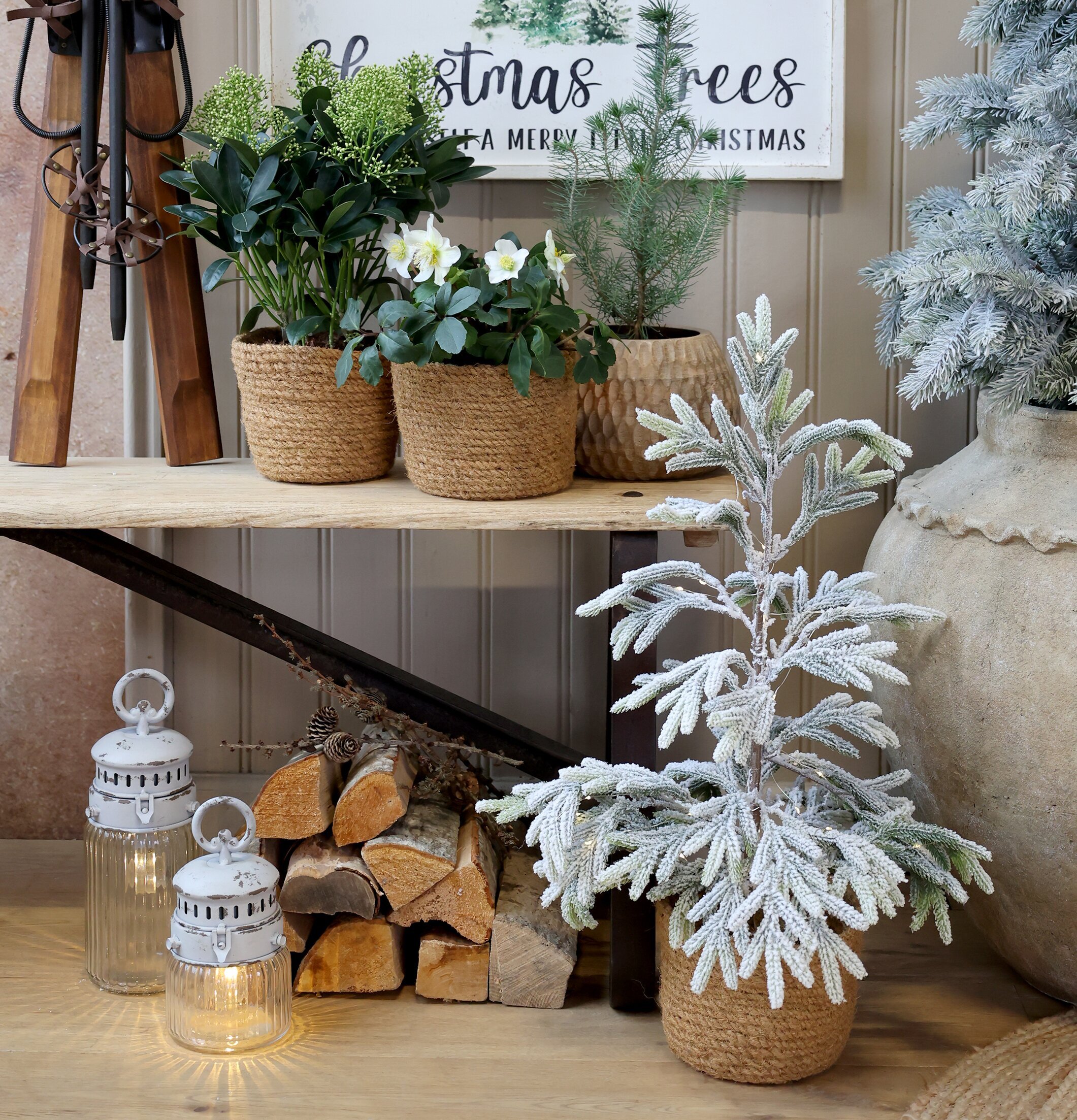 Fransk Lanterna Antikvit 22cm Chic Antique Lanternor