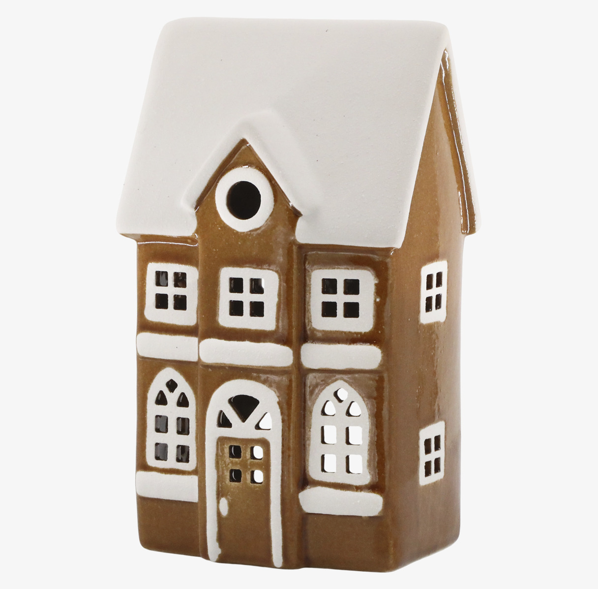 Ljuslykta Hus Chamonix Mocca Chic Antique Lyktor Endless Light Ljuslyktor